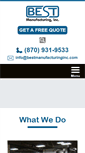 Mobile Screenshot of bestmanufacturinginc.com